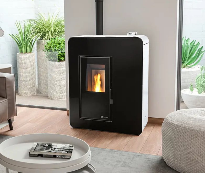 apercu poele canalisé ecoforest modele ibiza