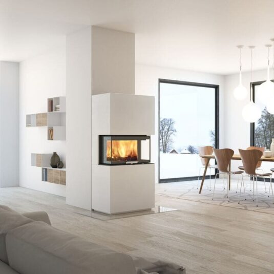 visualisation insert à bois nordpeis modele monaco haut